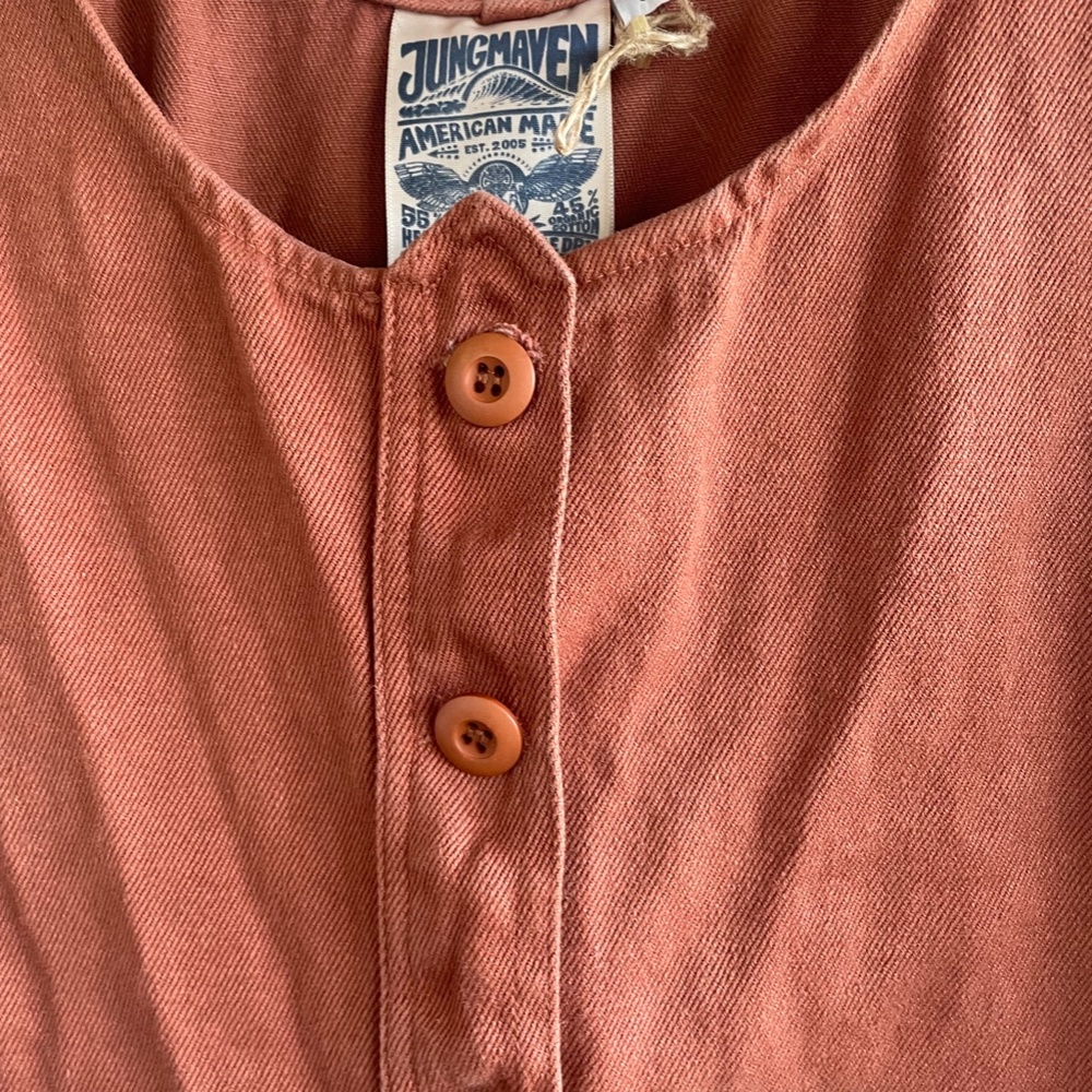 Jungmaven Hemp Button Front Jumper Small ***Alter… - image 3